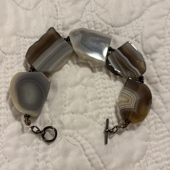 Cut Agate bracelet - Picture 3 of 3